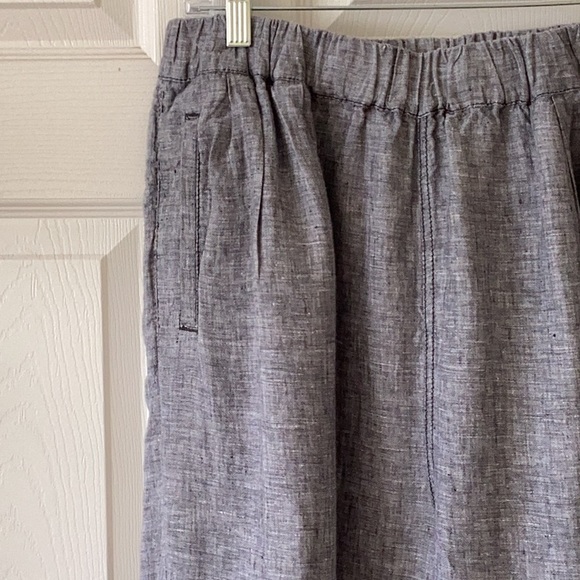 Blue Linen pants - Picture 2 of 5